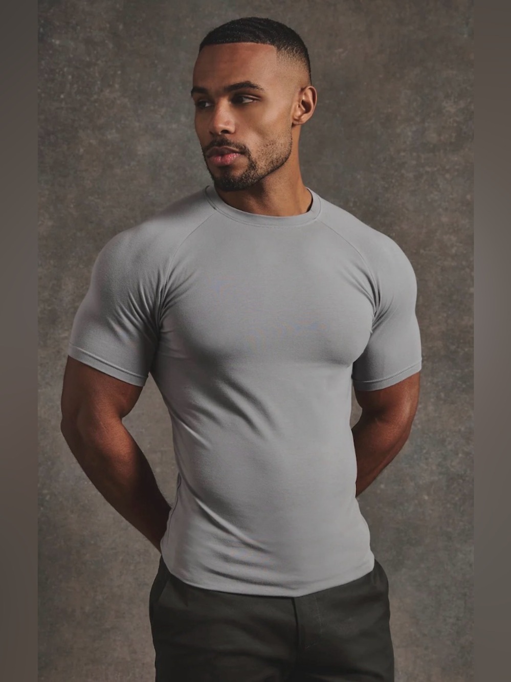 Tailored Athlete Basic Fit Tee Grey - Size XL NWOT
